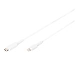DIGITUS Daten- / Ladekabel, USB-C - Lightning, MFI 1,0m