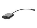 DIGITUS USB 3.1 Verteilerkabel Typ C-Klinke St/Bu/Bu 0.2m sw