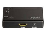 Logilink Switch HDMI 3x1-Port, 1080p/60Hz, HDCP,CEC,RC,smal