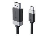 Alogic Adapter USB-C Ultra -> DPort 60Hz 1,00m schw