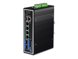 TRENDnet Switch 6-port Industrial Gbit L2 Managed PoE++ DIN