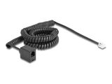 Delock Telefonkabel/Spiralkabel RJ11 St. zu RJ11 Bu. 5m