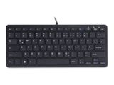 R-Go Tastatur Compact DE-Layout schwarz