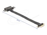 DELOCK Riser Karte PCI Express 3.0 x1 St > x4 Slot mit Kabel