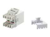 Equip Keystone Jack ungeschirmt Cat6 LSA schlank 8Stk ws