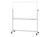 MAUL Mobiles Whiteb. MAULstandard, drehbar, 100x200 cm grau