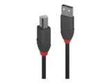 LINDY USB 2.0 Kabel Typ A/B Anthra Line M/M 5m