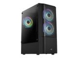 AeroCool Geh Midi Quantum Mesh v3 Black MicroATX/ATX/MiniITX