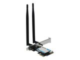 Inter-Tech Wi-Fi 6 PCIe Adapter EP-134 Antenne,Bluetooth 5.2