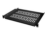 Logilink 19"Fachboden Befestigung nur vorne T=350mm, schwarz