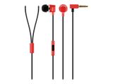 Schwaiger Headset In-Ear "eckig", Metall, Rot