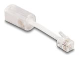 DELOCK Telefonkabel-Verdrehschutz Adapter RJ10 St zu RJ10