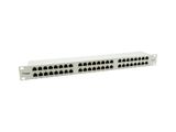 Equip Patchpanel 48x RJ45 Cat6 19" FTP 1HE ISO/IEC hellgrau