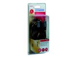 Schwaiger Audiokabel Cinch Verbindung: AC3 3,0m SW/Gewebe