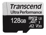 SD microSD Card 128GB Transcend SDXC USD340S w/Adapter