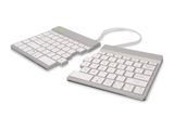 R-Go Tastatur Split Break US-Layout kabellos weiß