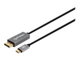 MANHATTAN 8K@60Hz USB-C auf DisplayPort 1.4 Adapterkabel 2m