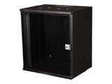 Equip Wandgehäuse 19" 12U 540x400mm Glastür schwarz