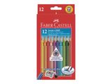 FABER-CASTELL Buntstift Jumbo Grip 12er-Kartonetui