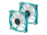 ICEBERG THERMAL IceGALE ARGB - 140mm ARGB Teal (2er Pack)*