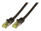 EFB RJ45 Patchkabel S/FTP,Cat.6A,LSZH,Cat.7 Rohk.,3m,schwarz