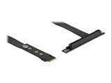 DELOCK M.2 Key M zu PCIe x16 NVMe Adapter gewinkelt 20cm