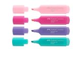 FABER-CASTELL Textmarker TL 46 Pastell 4er Kartonetui