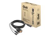 Club3D Kabel HDMI+Micro-USB-Buchse > VGA+3,5mm 2m St/Bu retail