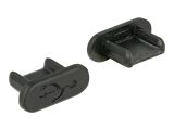 DELOCK Staubschutz USB2.0 Micro-B-Buchse o.Griff 10St. schw.