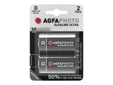 AgfaPhoto Batterie Alkaline Ultra -D LR20 Mono 2St.