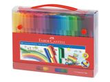 FABER-CASTELL Koffer Connector Filzstifte 60-teilig