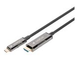 DIGITUS 4K USB Typ - C auf HDMI AOC Adapterkabel, 15,0m