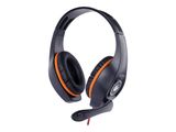 gembird Gaming-Headset Lautstärkereg, oran-schwarz, 3,5 mm