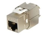 Equip Keystone Jack geschirmt Cat6 LSA wzf.8Stk sil