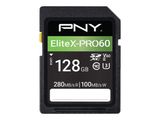 SD XC Card 128GB PNY X-PRO 60 Class 10 UHS-II retail