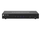 Techly KVM Switch, 4 Port, Display Port 1.2