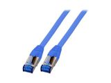 EFB RJ45 Patchkabel S/FTP,Cat.6A,Cat7 TPE superflex,1m,blau