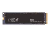 SSD 1TB Crucial M.2 w.heatsink (2280) T500 Gen5 NVMe intern retail