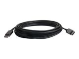 Techly DisplayPort 8K AOC Glasfaser Kabel St-St, 50m, schwar
