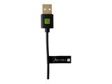 Techly USB2.0 Kabel ST Typ-A - ST Typ-C schwarz, 0.1m