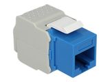 DELOCK Keystone RJ45 Cat6 Buchse (8P/8C) blau ungeschirmt