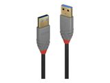 LINDY USB 3.0 Kabel Typ A/A Anthra Line M/M 5m