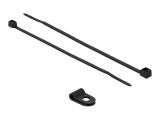 DELOCK Befestigungsschelle 3,2 mm mit KBI 100x2,5mm schwarz