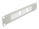 DELOCK 10" Kabelmanagement Bürstenleiste 1HE grau