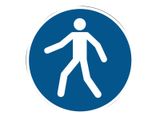 DURABLE Gebotsaufkleber 'Fußgängerweg benutzen'