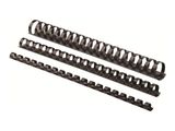 Fellowes Plastikbinderücken 10mm schwarz 100PK
