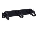 Equip 10" Kabeldurchführung 1HE 3x Plastikringe sw