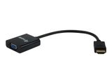 Equip HDMI Adapter VGA mit Audio schwarz