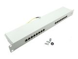 Logilink 19" Cat.6 Patchpanel, 16-Port STP EconLinie grau