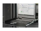 DIGITUS Modulare Konsole 17"TFT,16-Port KVM&Touchpad,Schweiz